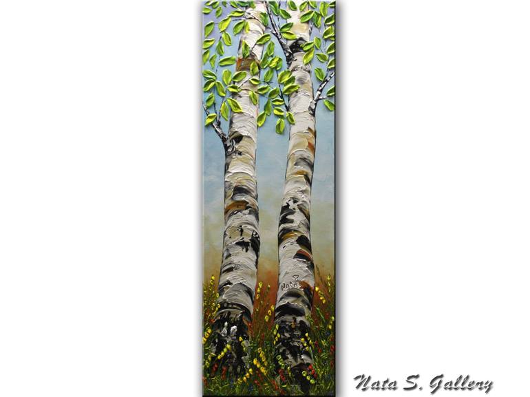 Original Fine Art Tree Painting by Nataliya Stupak