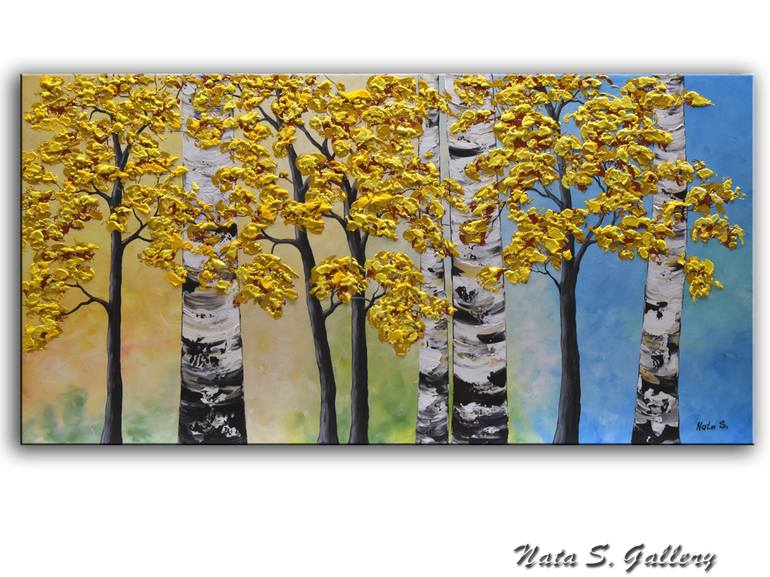 Original Abstract Tree Painting by Nataliya Stupak