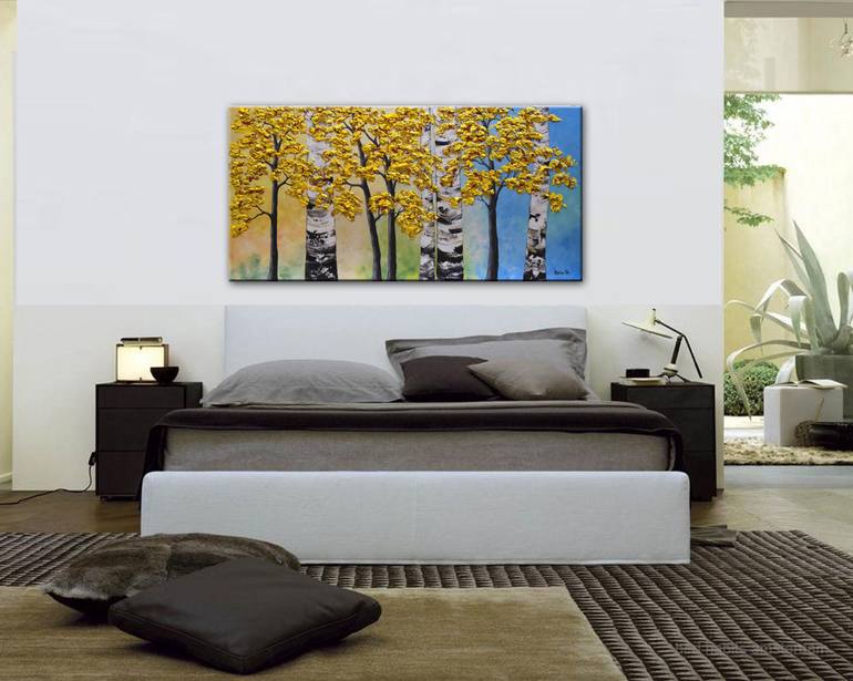 Original Abstract Tree Painting by Nataliya Stupak