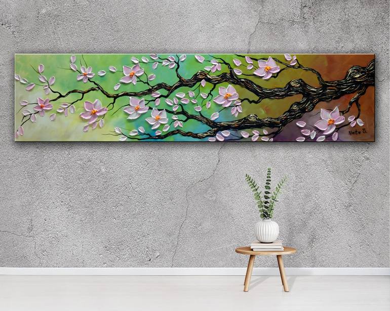 Original Modern Floral Painting by Nataliya Stupak