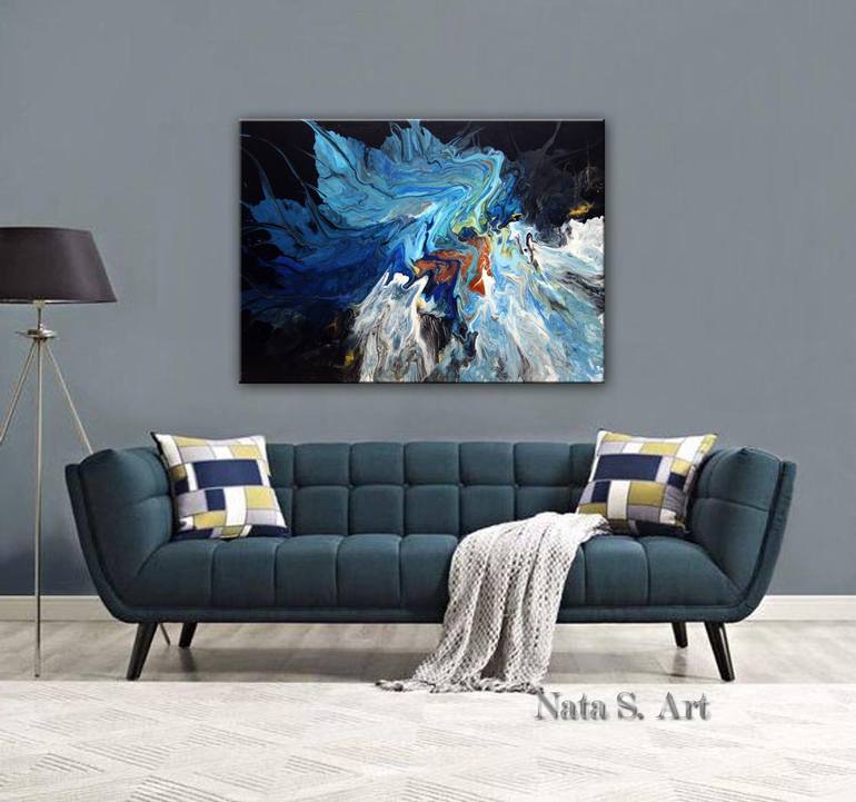 Original Abstract Expressionism Abstract Painting by Nataliya Stupak