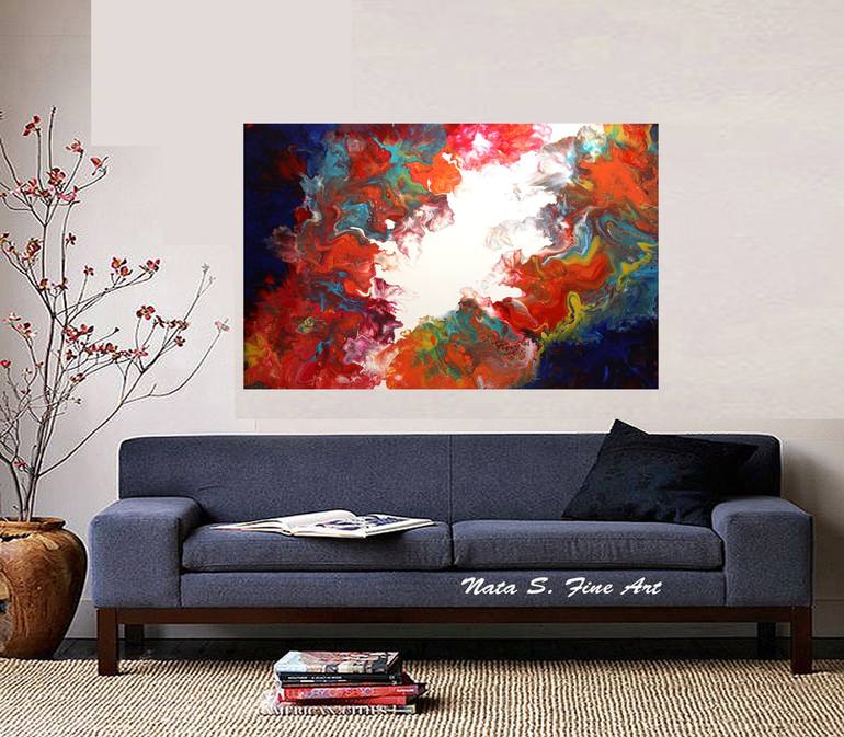 Original Abstract Expressionism Abstract Painting by Nataliya Stupak