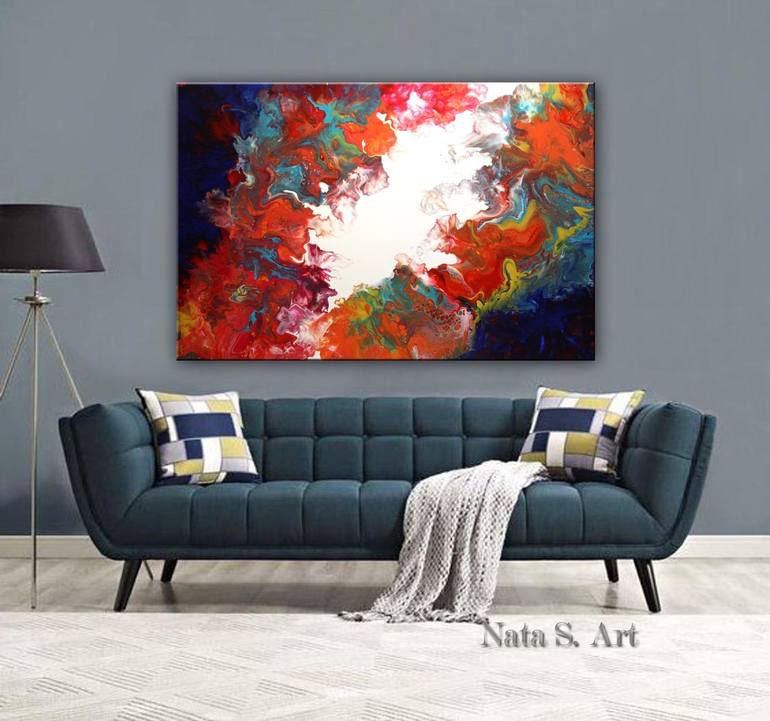 Original Abstract Expressionism Abstract Painting by Nataliya Stupak