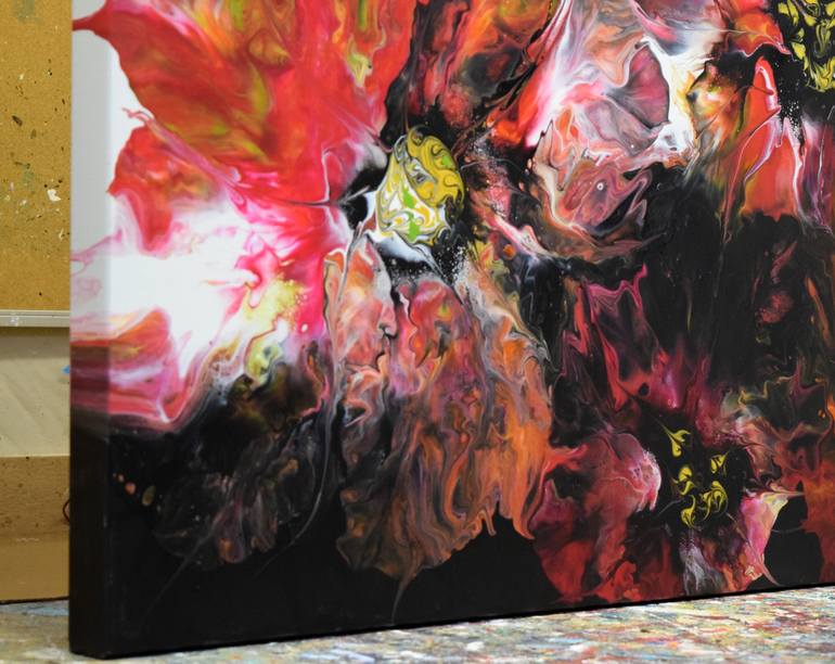 Original Abstract Floral Painting by Nataliya Stupak