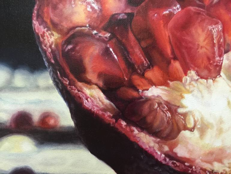 Original Photorealism Still Life Painting by Hannah Moghbel