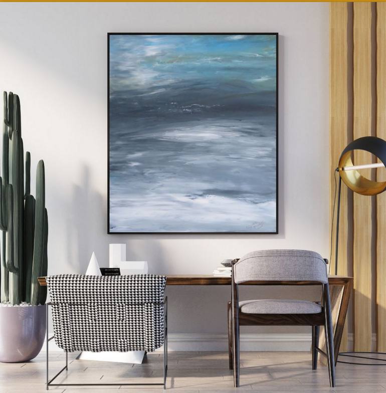 Original Abstract Expressionism Nature Painting by Elizabeth Kendall