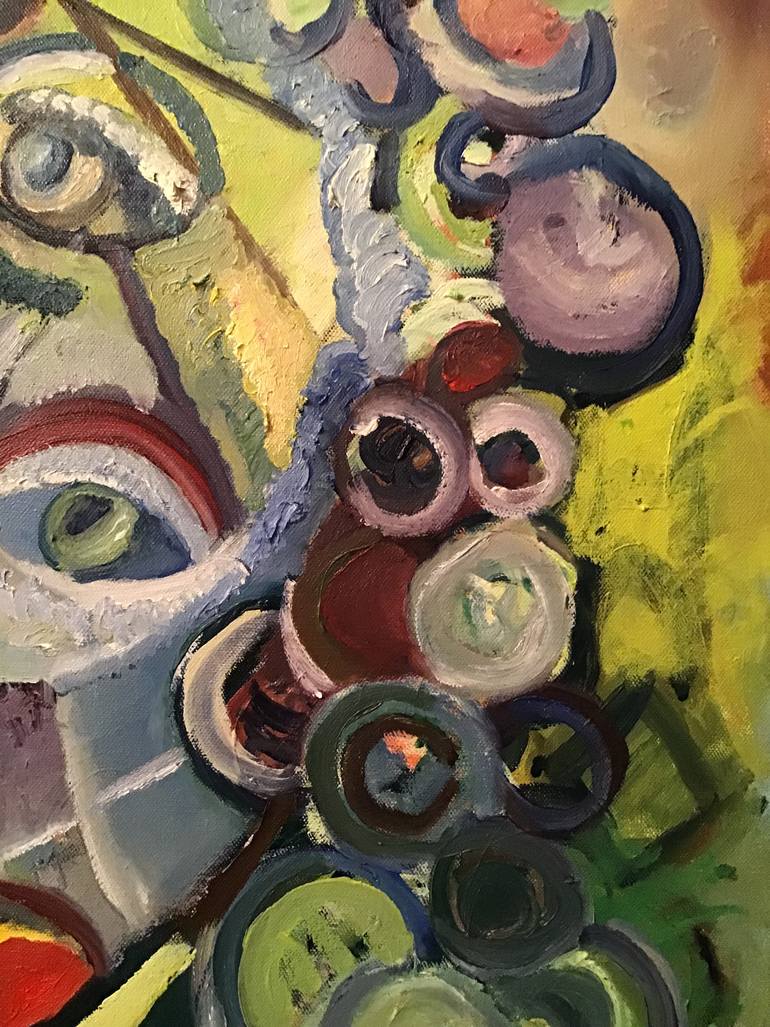 Original Abstract Expressionism Abstract Painting by Eric Henty