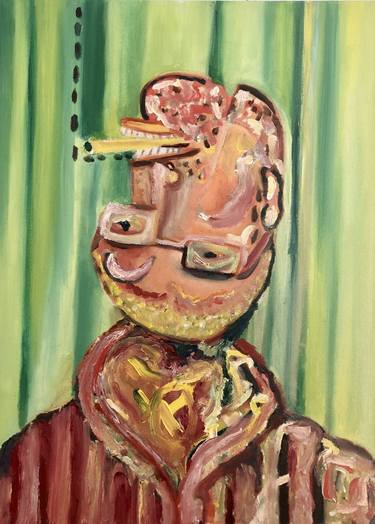 He Lost His Head (David Hockney Caricature) thumb