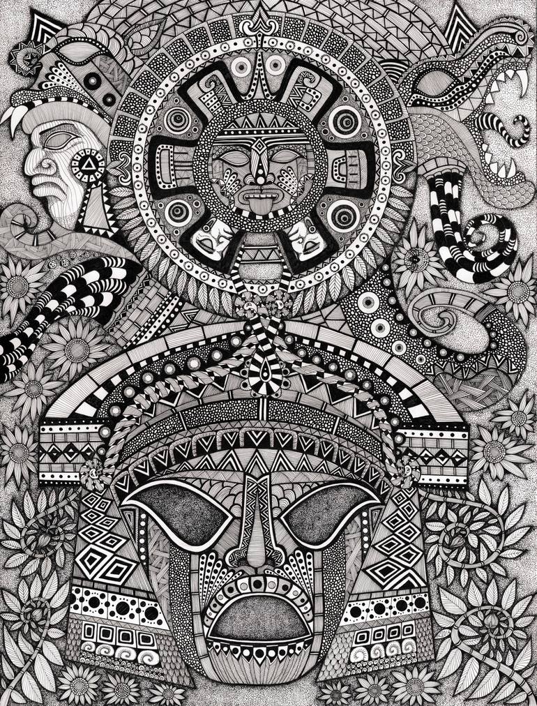 Mayan Drawings Bilscreen