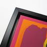 David Bowie floating frame detail
