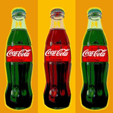 Coca Cola bottle - Framed Pop Art giclee thumb