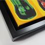 coca cola framed print detail