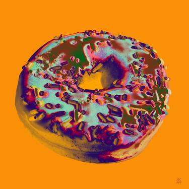 Donut Pop Art Warhol style giclee thumb