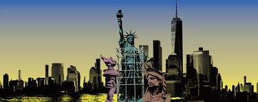Original Pop Art Cities Digital by Jean Luc Comperat