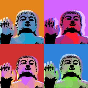 Buddha Pop Art Warhol Style Giclee thumb