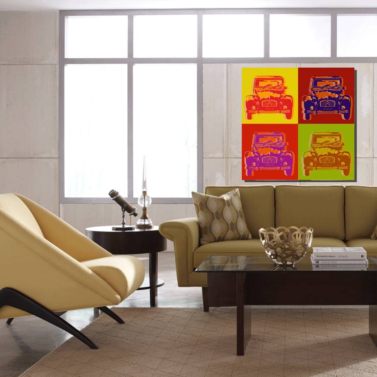 Original Pop Art Transportation Digital by Jean Luc Comperat