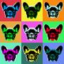 Collection Cats Dogs Cows - Pop Art