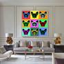 French Bulldog 9 panels warhol style print