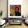 Michelangelo pop art poster in room set up