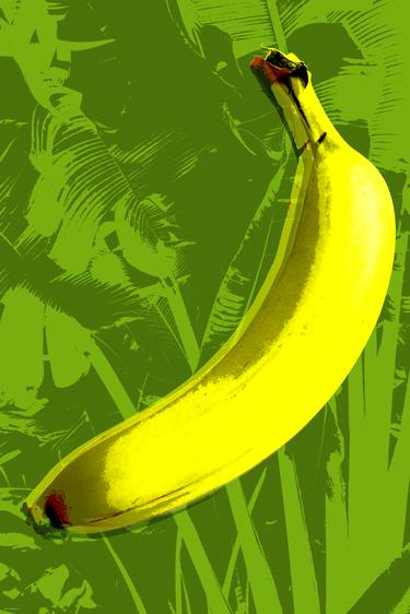 Banana Pop Art Warhol Style Giclee thumb