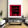 South beach lifeguard station Pop Art print in room set up