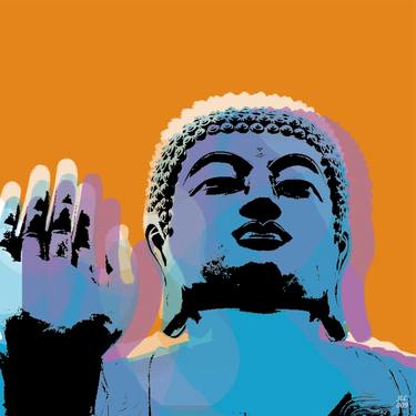 Original Pop Art Religion Digital by Jean Luc Comperat