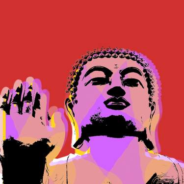 Original Pop Art Religion Digital by Jean Luc Comperat