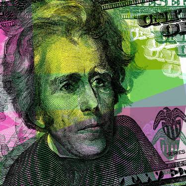 Andrew Jackson $20 bill Pop Art Giclee thumb