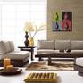 Thai Buddha Pop Art print in room set up