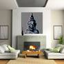 Buddha Pop Art print in room set up