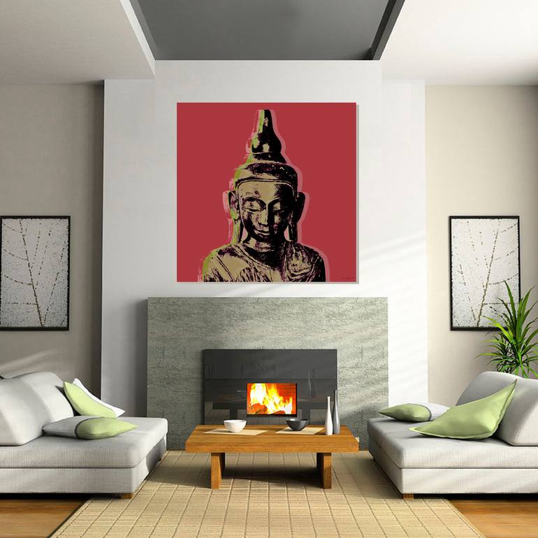 Original Pop Art Religion Digital by Jean Luc Comperat