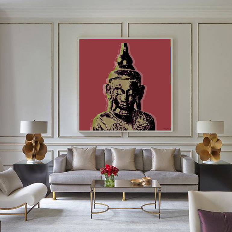 Original Pop Art Religion Digital by Jean Luc Comperat