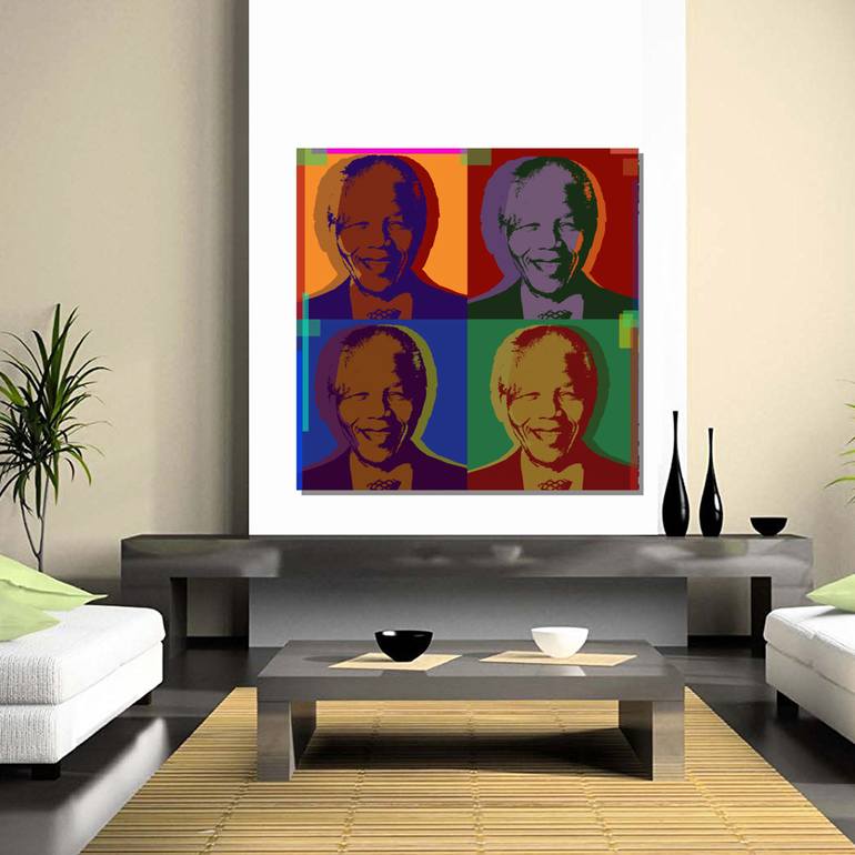 Original Pop Art Political Digital by Jean Luc Comperat