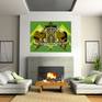 Citroen Traction Avant Pop Art print in room set up