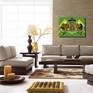 Citroen Traction Avant Pop Art print in room set up