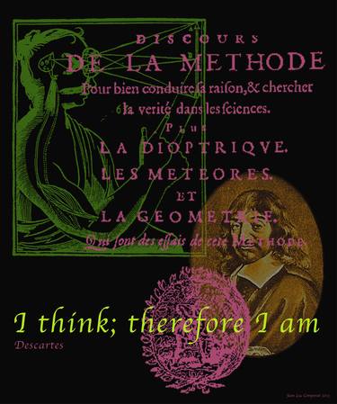 Rene Descartes Pop Art - Limited edition of 5 thumb