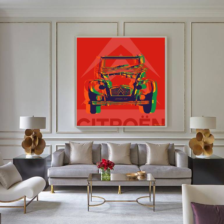 Original Figurative Car Digital by Jean Luc Comperat