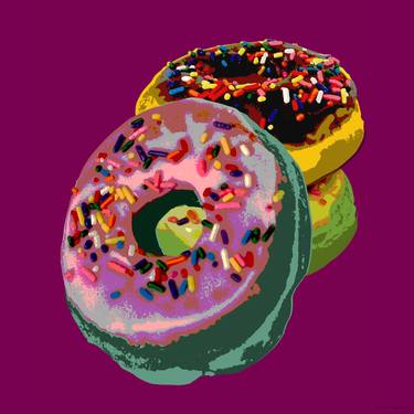 Donut Pop Art Giclee thumb