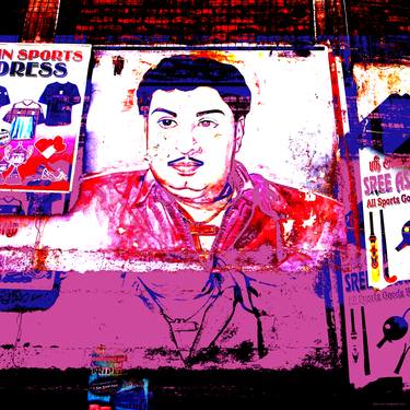 Billboard in india Pop Art Giclee thumb