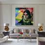 Napoleon Bonaparte PopArt print in room set up