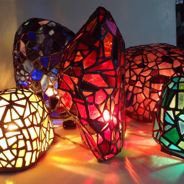 Original Cubism Garden Sculpture by Jean Luc Comperat