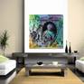 100 ruble bill Pop Art collage in room set up