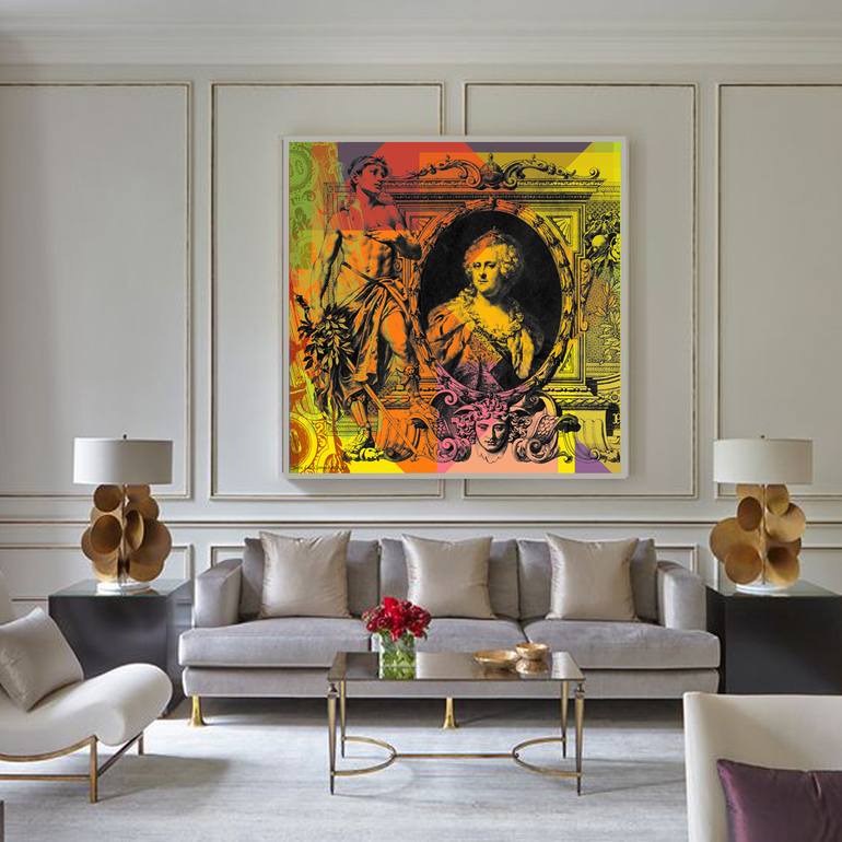 Original Dada Pop Culture/Celebrity Digital by Jean Luc Comperat