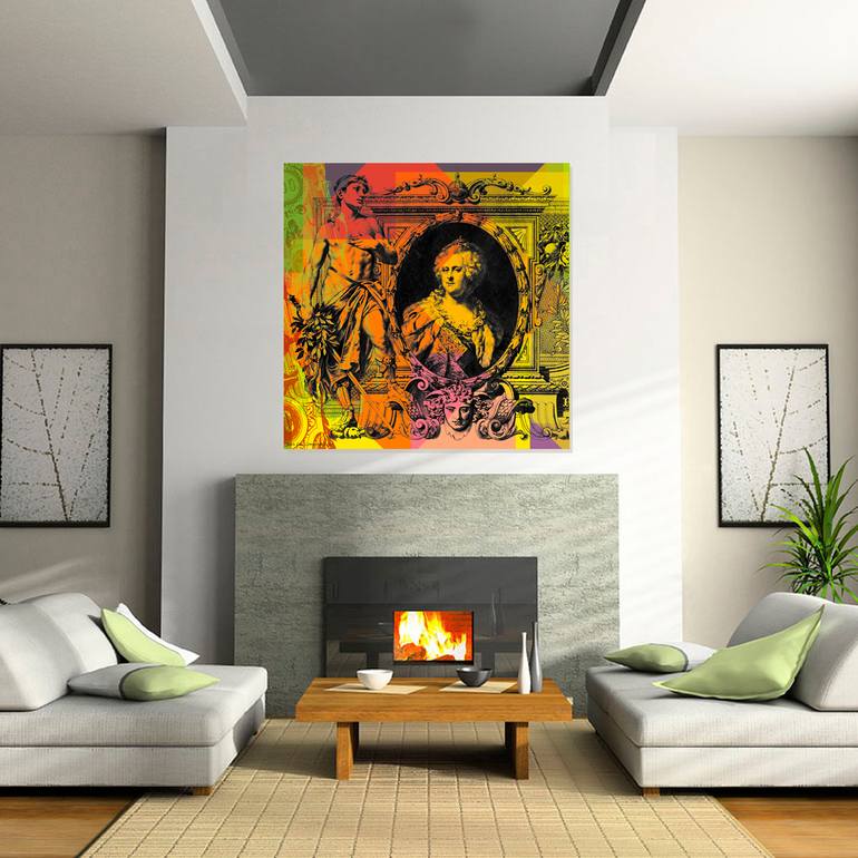 Original Dada Pop Culture/Celebrity Digital by Jean Luc Comperat
