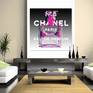 Chanel No 5 Pop Art style