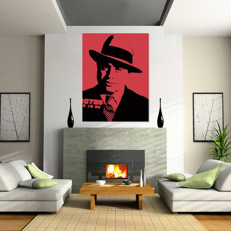 Original Art Deco Pop Culture/Celebrity Digital by Jean Luc Comperat