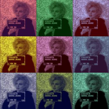 Marilyn Monroe Mugshot Pop Art Warhol style giclee thumb