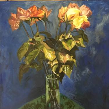 Original Floral Paintings by Linda Jackson