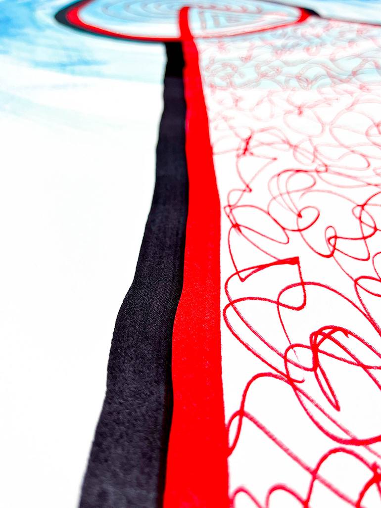 Original Abstract Expressionism Abstract Painting by Daniel Unger