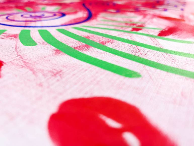 Original Abstract Expressionism Abstract Painting by Daniel Unger